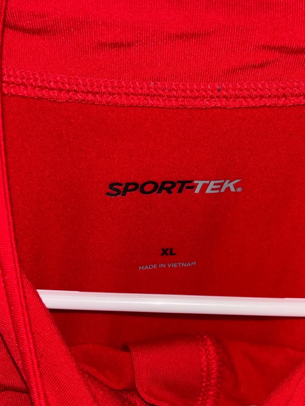 Target Employee Quarter Zip LS Shirt Sport-Tek Mens Sz XL Bullseye Corporate Red